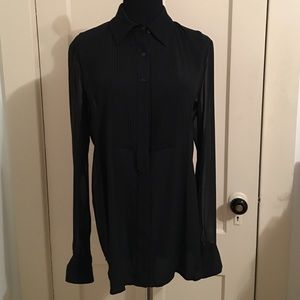 Vince Black Button Down