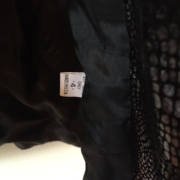 Cache faux leather snake skin jacket - Picture 4 of 4