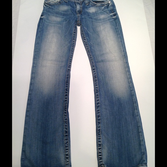 Big Star ultra low-rise jeans.