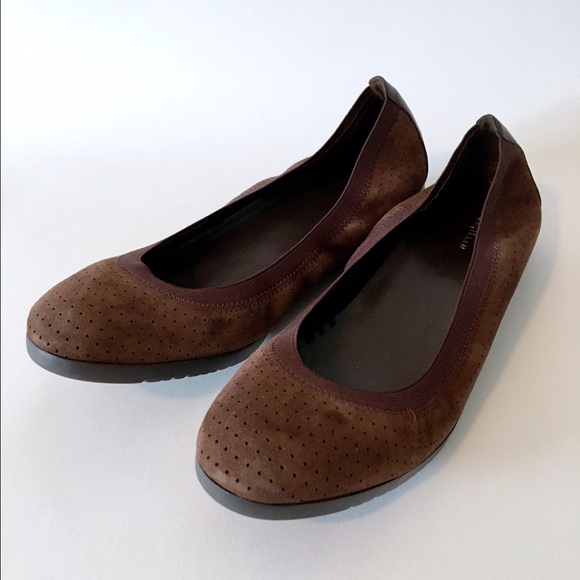Gilmore Ballet Flat, Chestnut Suede, Cole Haan