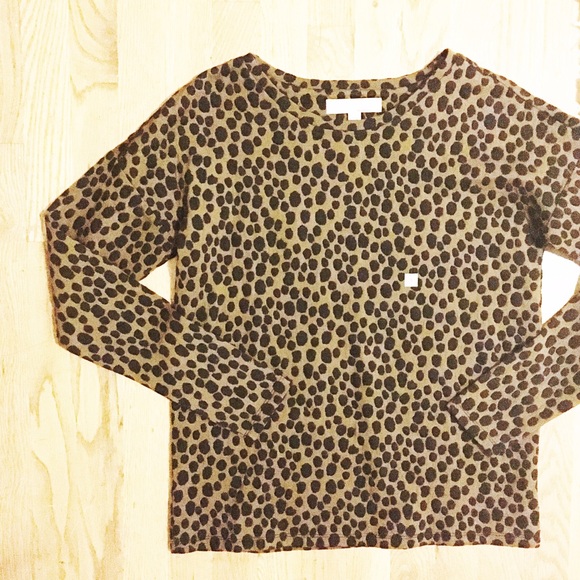 🎉HP🎉LOFT Leopard Print Pullover