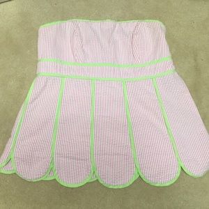 Lilly Pulitzer size 4 strapless top