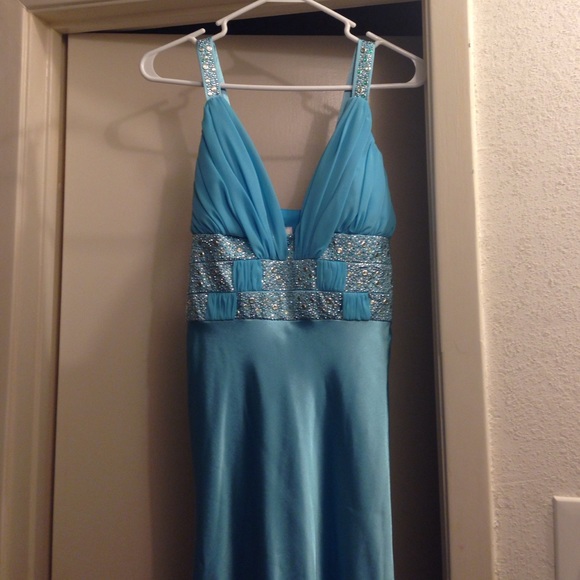 Beautiful long blue dress