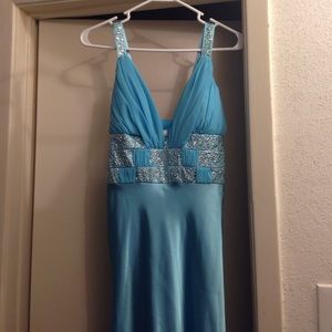 Beautiful long blue dress
