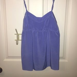 Lilly Pulitzer silk blue tank