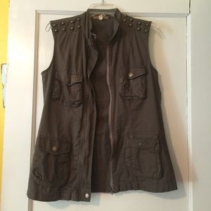 Army green vest