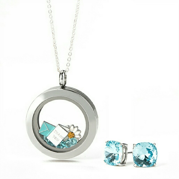 Thank You Necklace and Earrings - Picture 1 of 1