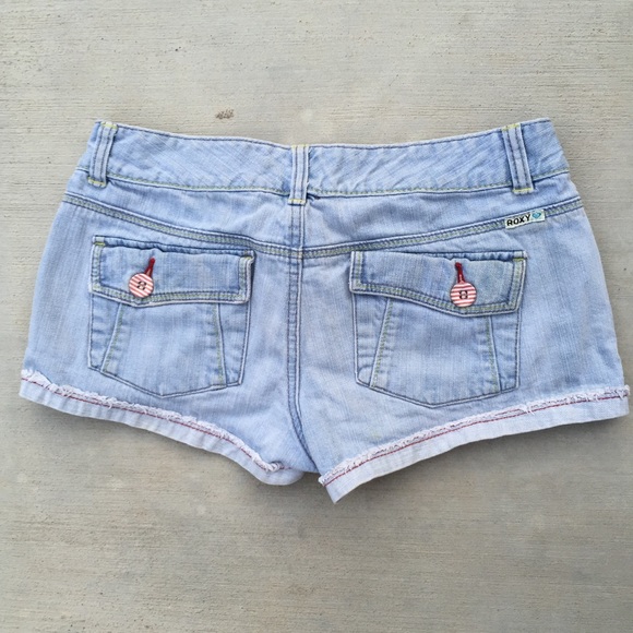 Light Demin Roxy Shorts - Picture 2 of 3