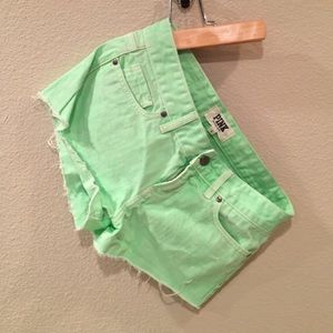 Lime green shorts