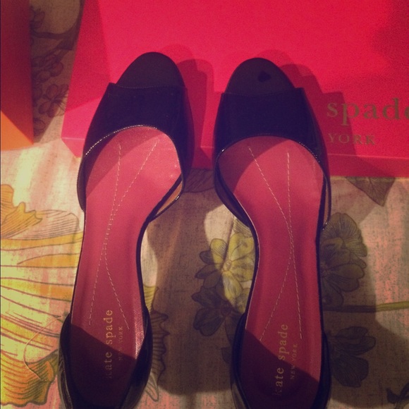 Kate Spade Black Patent heels