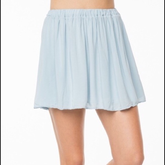 Light blue: like new brandy Melville skirt