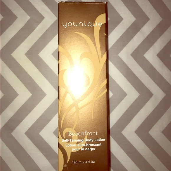 Beachfront self-tanning lotion!