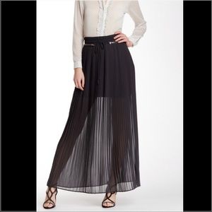 The Kooples Long Pleated Skirt