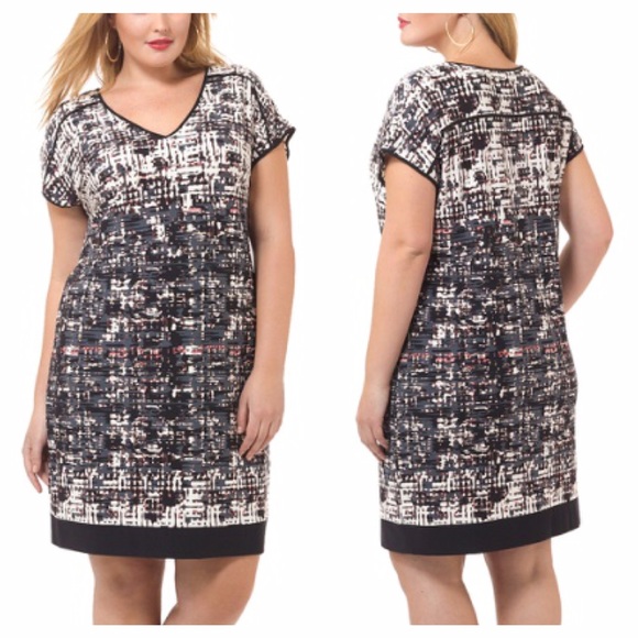 Printed Shift Dress
