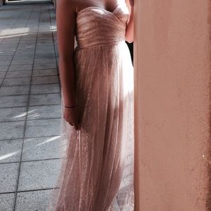 Dusty pink evening gown/prom dress ✨