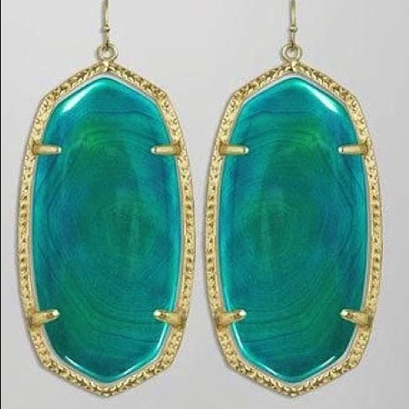 ISO Green Agate Kendra Earrings