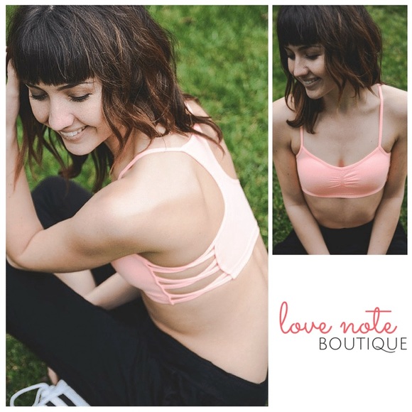 Side Criss-Cross Strap Bralette