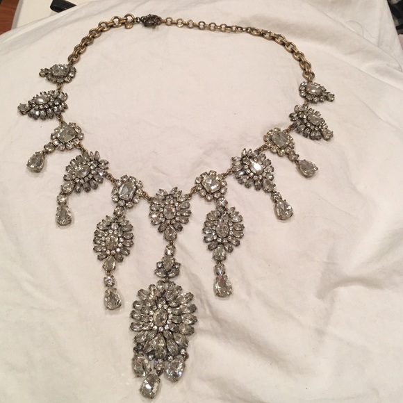 J crew Statement gemstone necklace