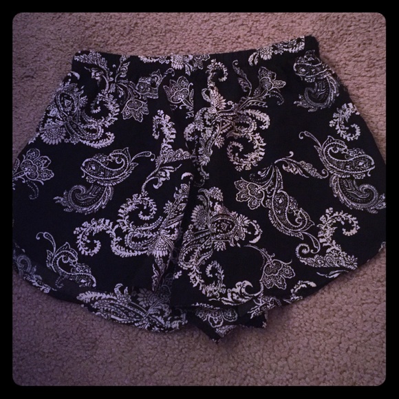 mid waist, flowy shorts.