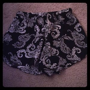 mid waist, flowy shorts.