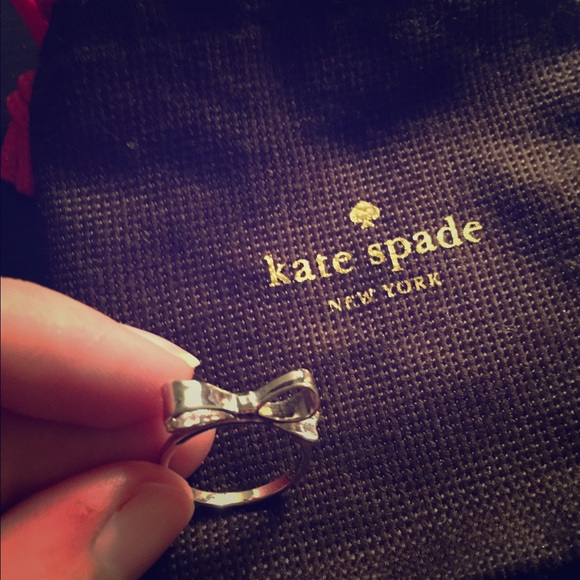 kate spade Jewelry - Kate Spade silver bow ring