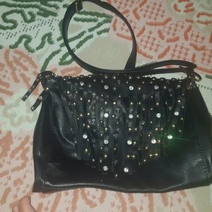 ALDO CROSSBODY FRINGE  AND STUDS
