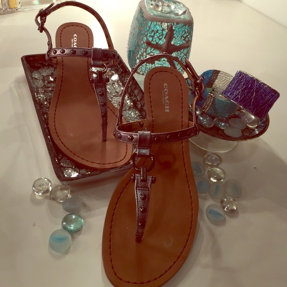 Coach sandals