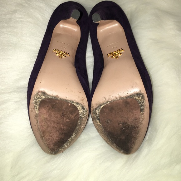 Prada Suede Platform Pumps size 35 - Picture 3 of 5