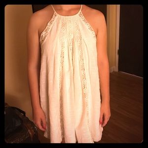 New with tags, white American Eagle halter dress
