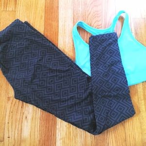 ⚫️Geometric Print Yoga Legging