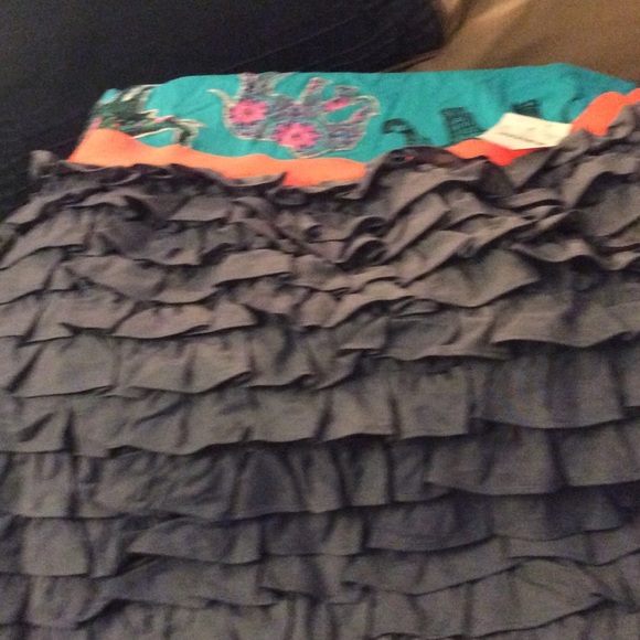 J. Crew blue skirt