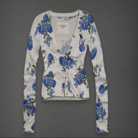Shop Blue Floral Cardigan | UP TO 60% OFF