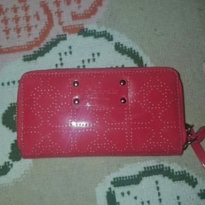 Kate spade red wristlet
