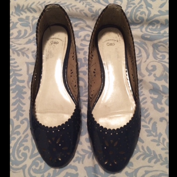 Navy blue Gap flats