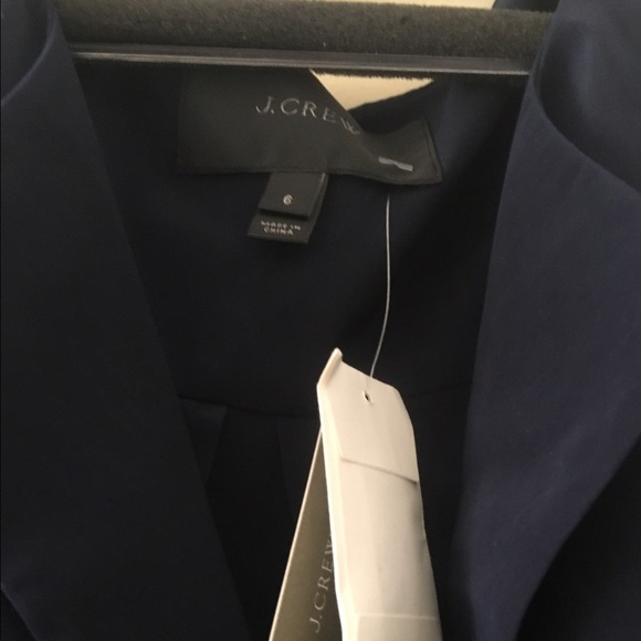 HP 🎊🎉NWT Navy $170 J Crew Trench Jumpsuit Size 6 - Picture 4 of 4