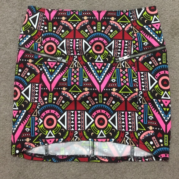 H&M Tribal Print Skirt