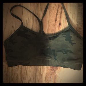 Camo sports bra