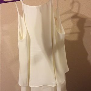 A never worn, white, dressy tank top!