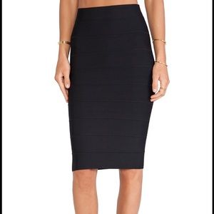 Bcbg maxazria classic black pencil skirt