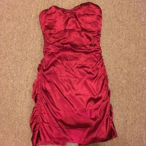 mini red dress
