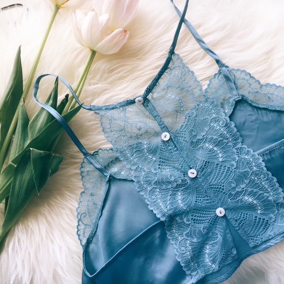 Last One 💥Eclipse Lace Brami in Cerulean - Picture 4 of 4