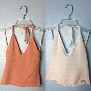 ruffled Halter tops bundle