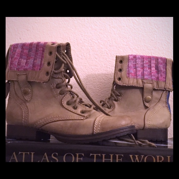 Justfab Whistler Combat Boots