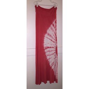 Tie-Dye Maxi Skirt
