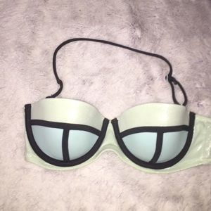 Shimmery Vs bikini top (mint green)