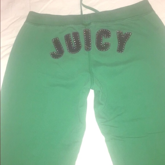 Green Cotton JUICY COUTURE Sweatpants