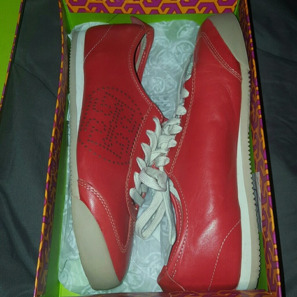Red Tory Burch Sneakers