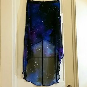 NWOT Galaxy Skirt