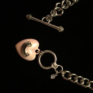 Juicy Couture  Toggle Pink PuffyHeart Charm