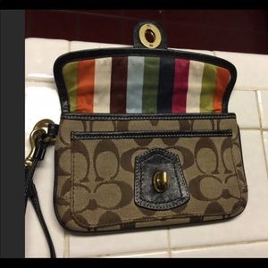 Coach 65th Anniversary Legacy Wallet Wristlet